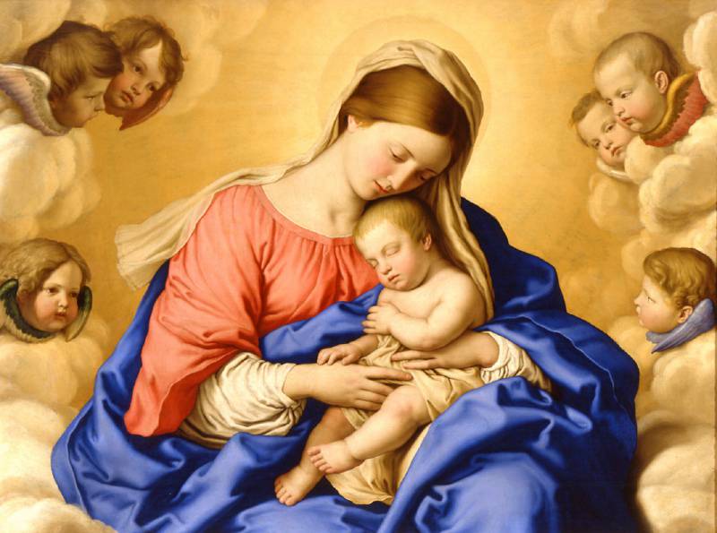 MADRE DE LA IGLESIA. Dios se encarnó en María para salvarnos.